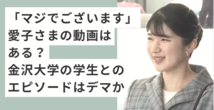 グレーのスーツを着た愛子さま