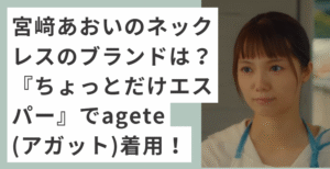 エプロンを付けている宮﨑あおい