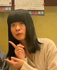 黒髪ロングの大河原恵さん